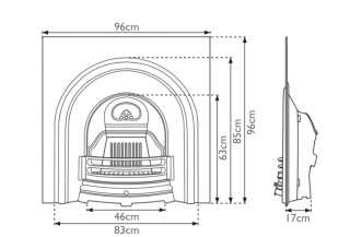 The Celtic Arch Cast Iron Insert